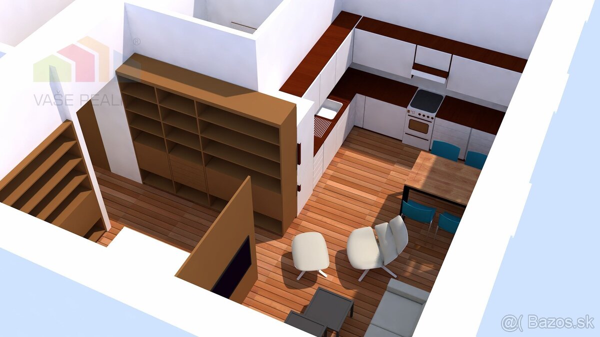 EXKLUZÍVNE Na predaj 1 izbový byt ILAVA CENTRUM, 45 M2