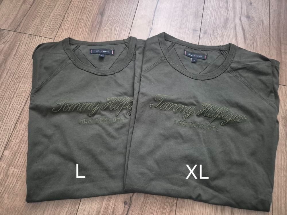 Nové pánske tričko Tommy Hilfiger zelene L,XL