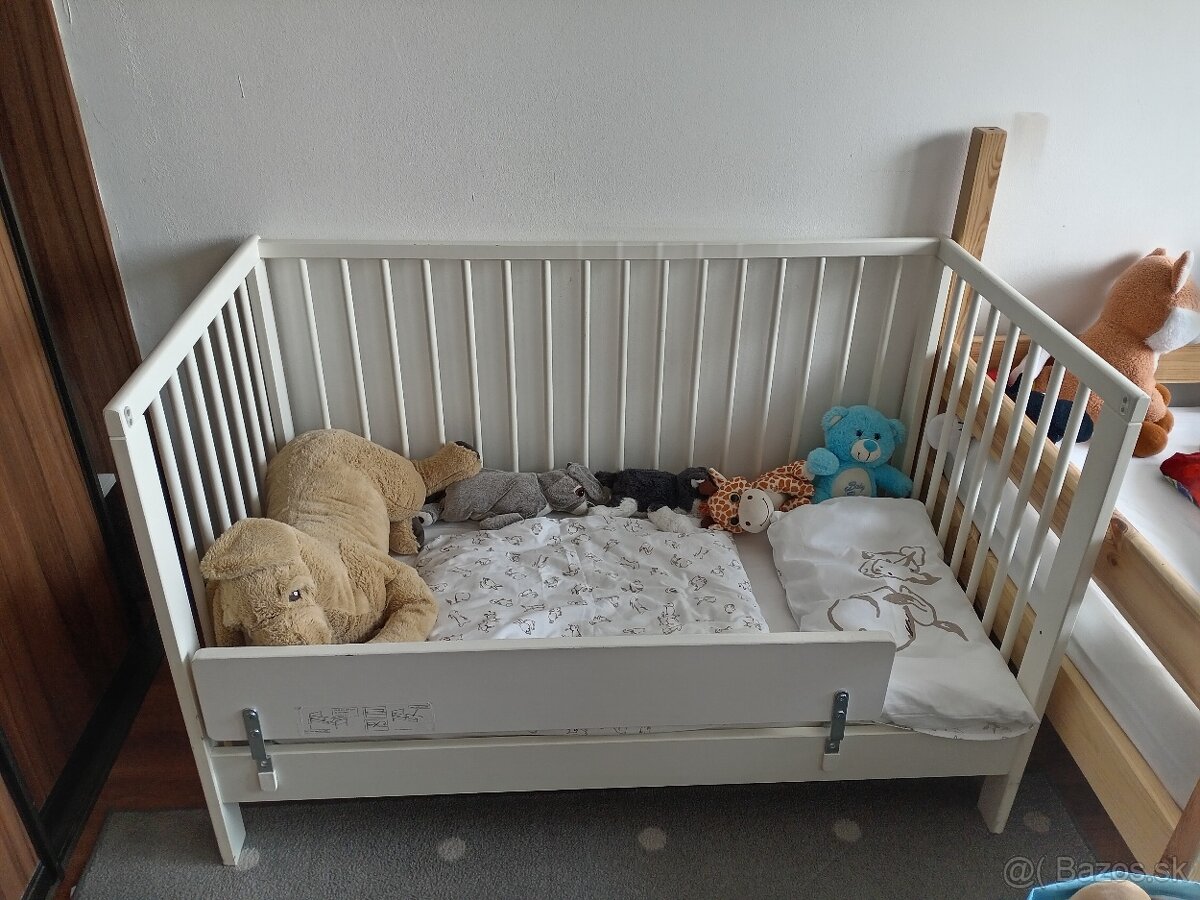 Postieľka detská 60x120cm na predaj značka Ikea Gulliver