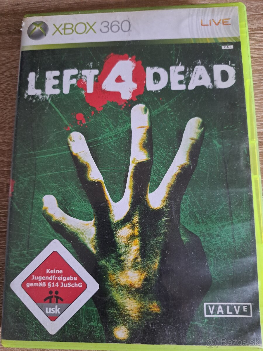 Predám Hru pre Xbox 360 LEFT 4 DEAD