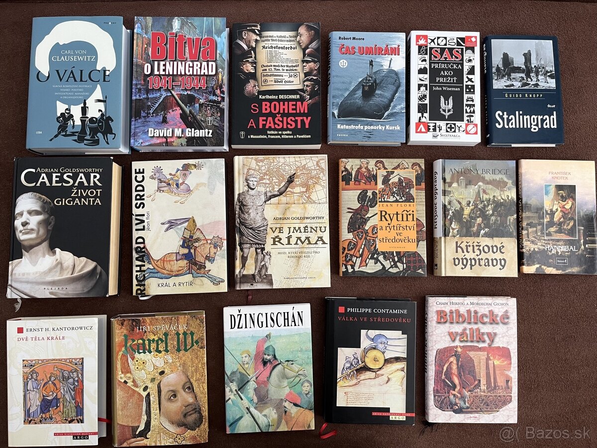 Predám knihy vojnové, historické