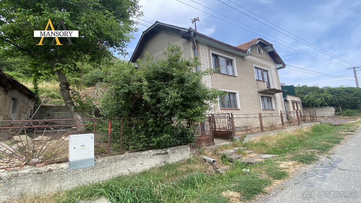 Na predaj dvojgeneračný rodinný dom za 57 000 eur