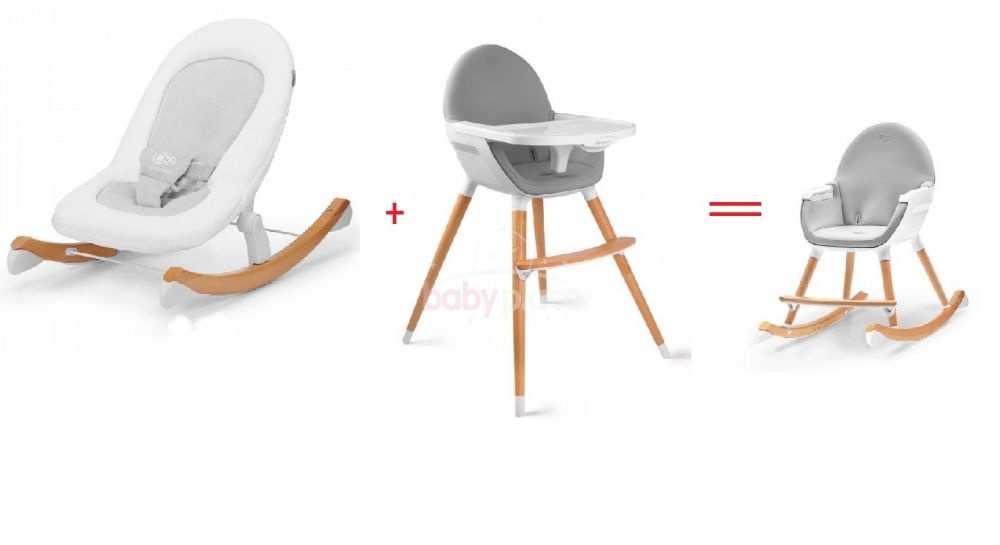 Jedálenská stolička Kindercraft Fini + lehátko Finio