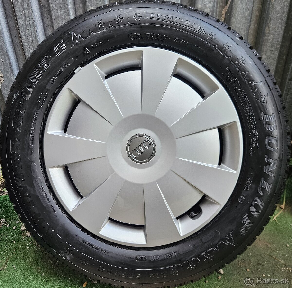 Orig. zimná sada VW - 5x112 r16 + DUNLOP 215/60 r16 95H