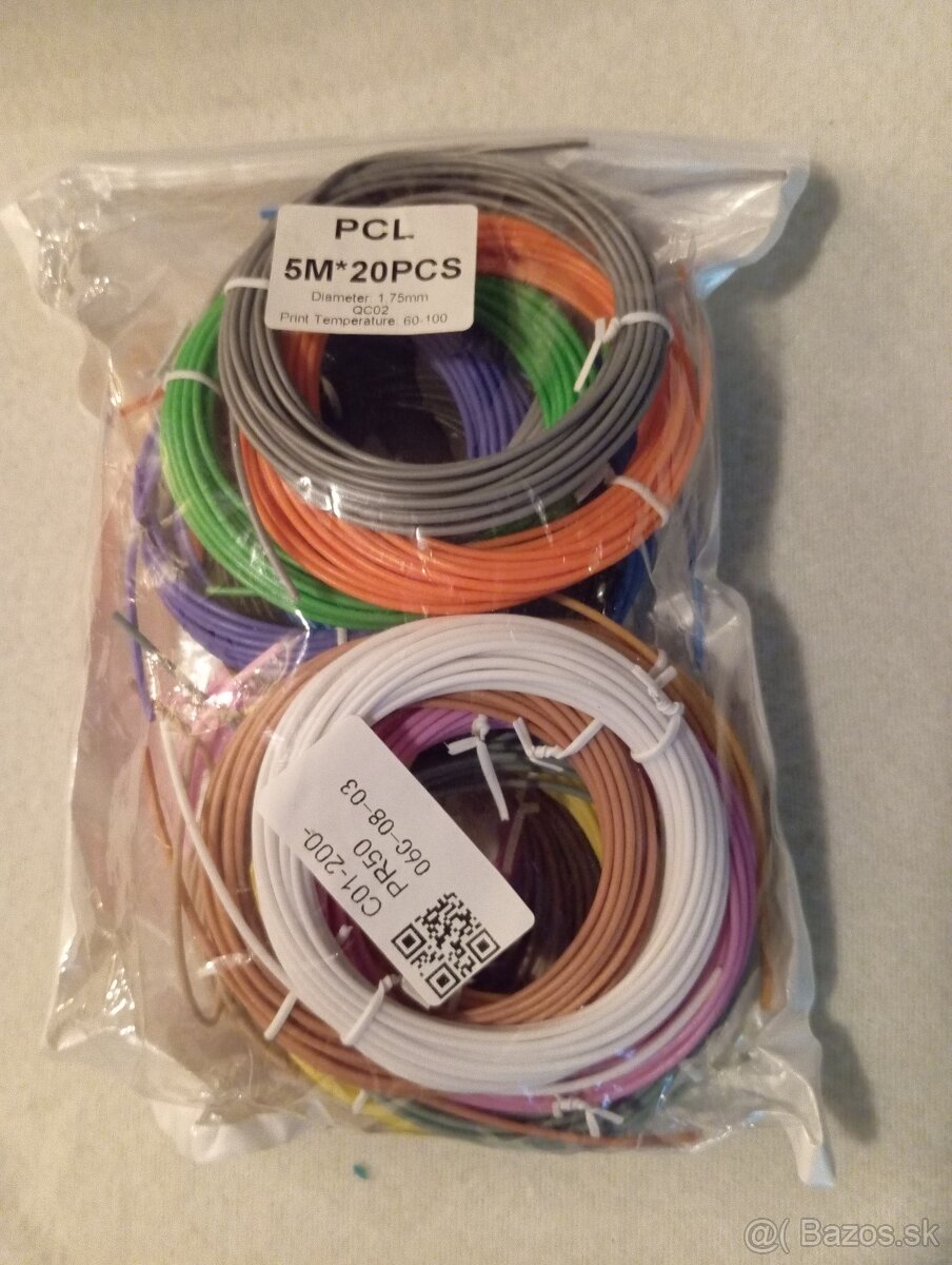 Pcl filament pre 3D pero, PCL