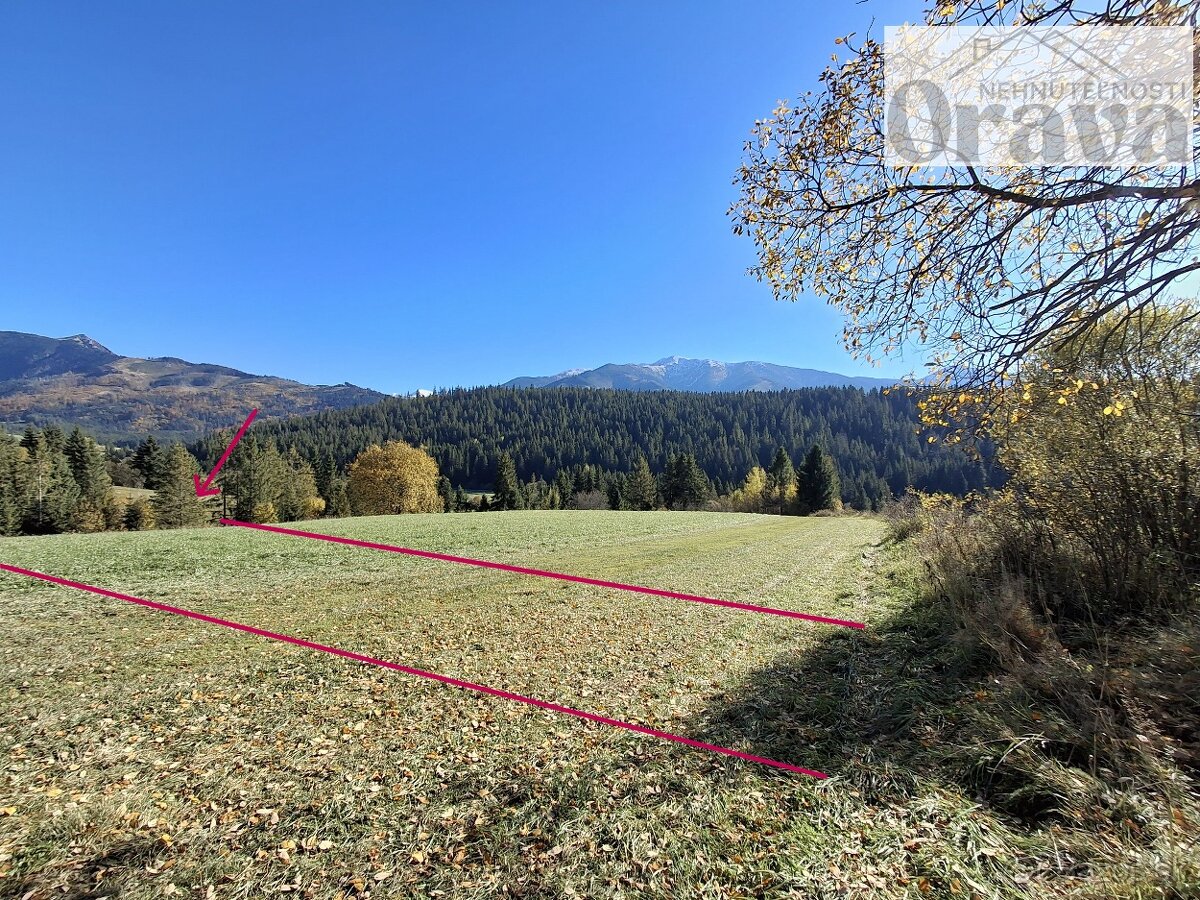 Pozemok 649 m² , Habovka - obec pod Roháčmi, smer Oravice