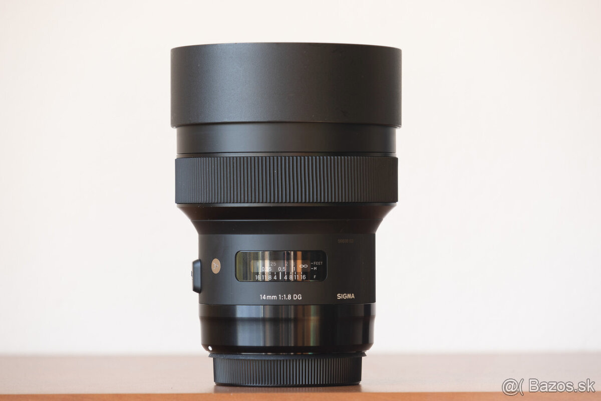 Sigma 14mm f/1.8 DG HSM ART pre CANON EF