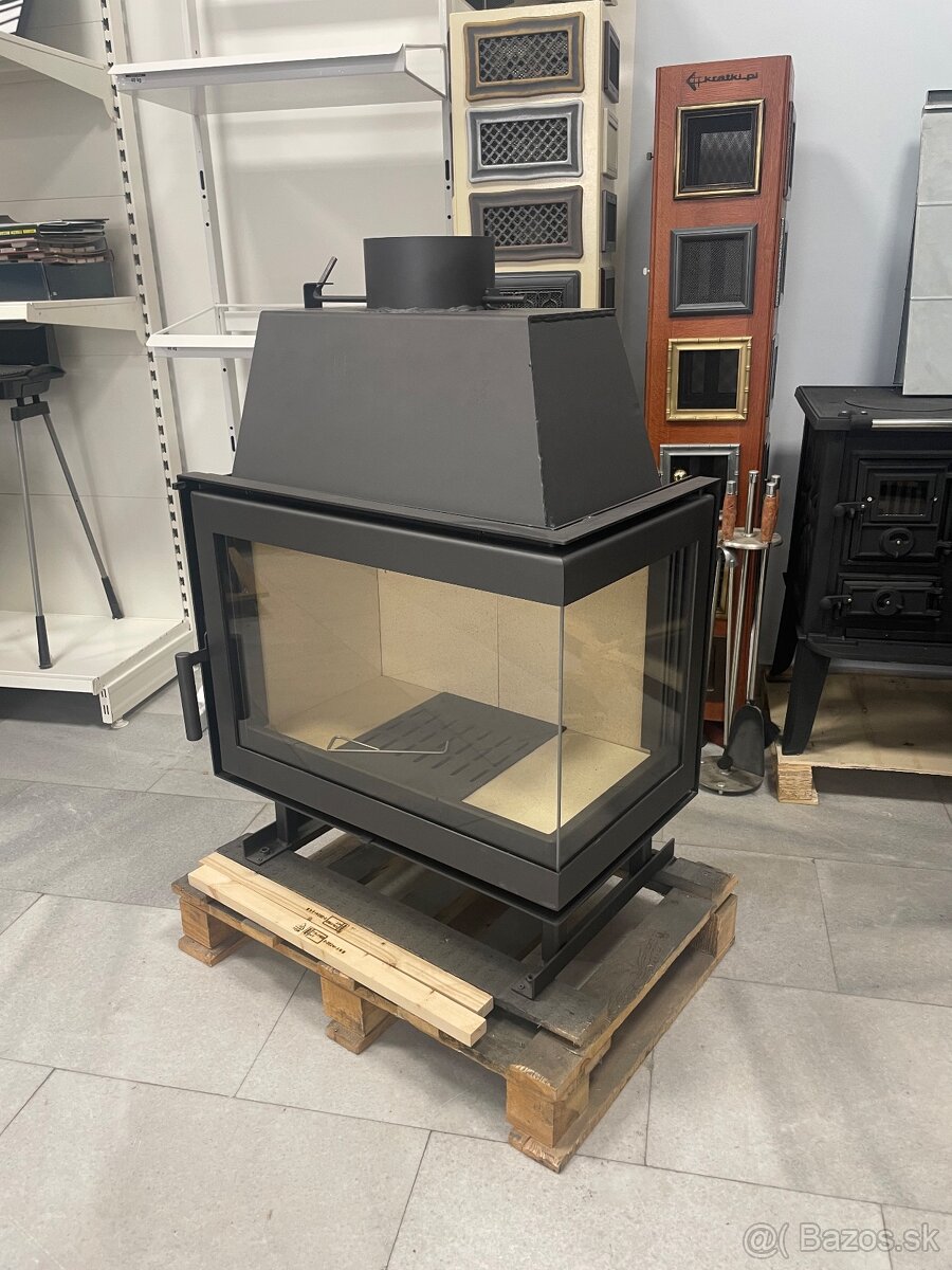 Rohová krbová vložka KFD ECO 70 L/R