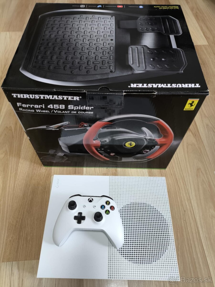 Predám X box one s s ovládačom a volantom