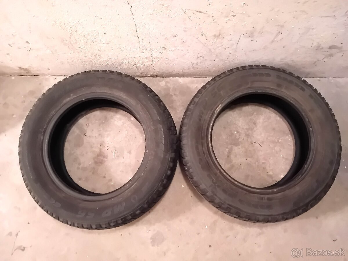 2ks zimné pneu 175/70 R14 s dobrým dezénom