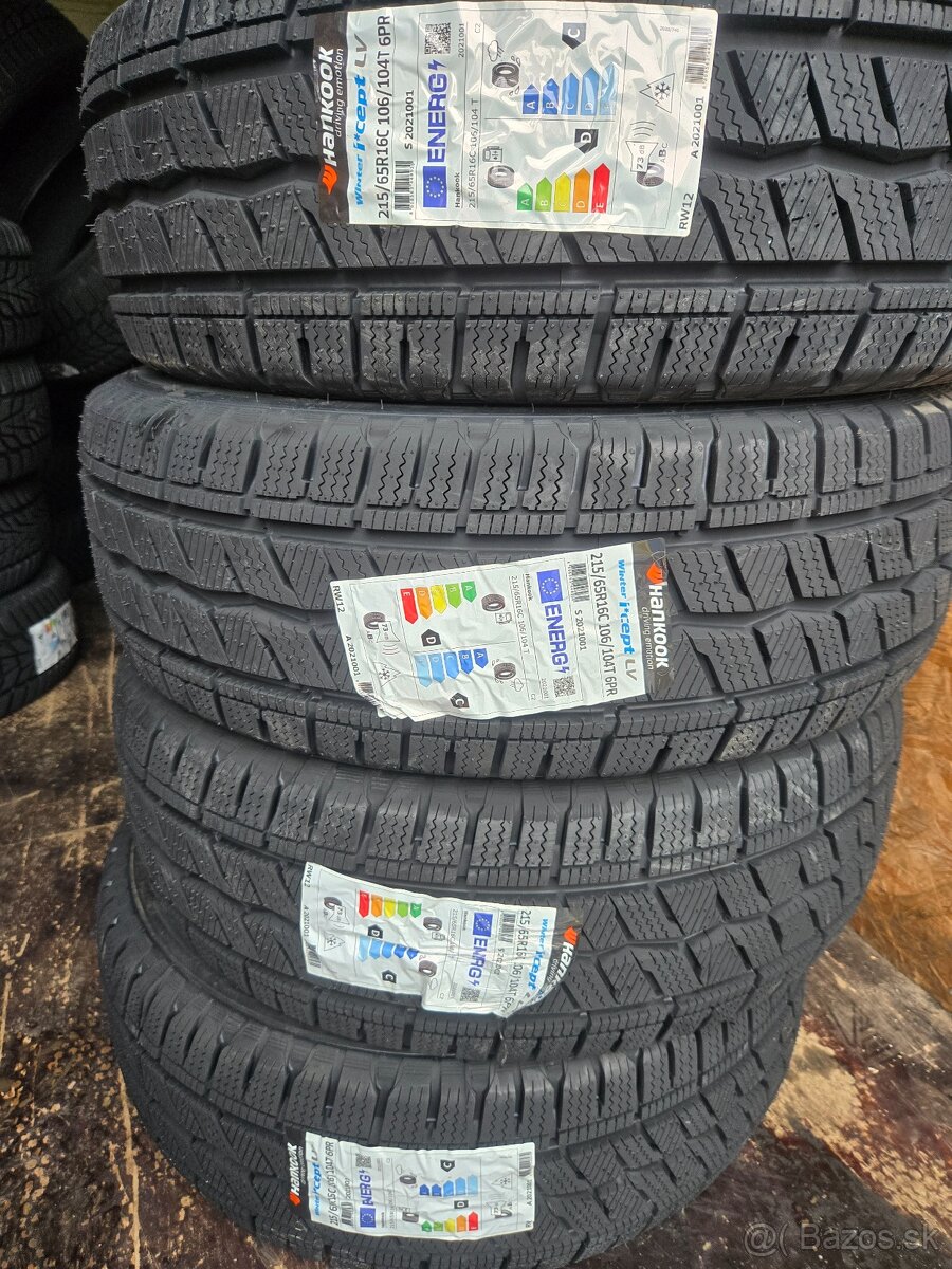215/65 R16C, nové,rv 2025, zimné,hankook