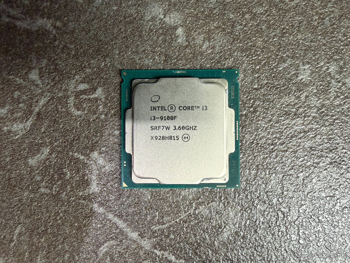 Predám procesor Intel Core i3-9100F