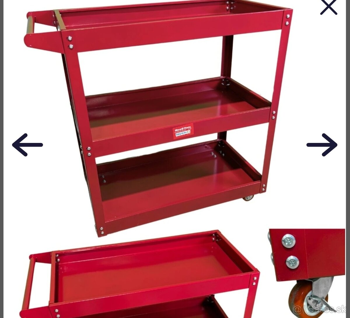 Montážny vozík 3 police