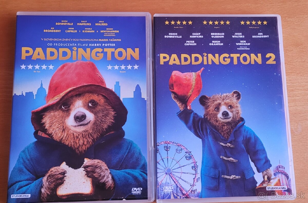 Predám DVD filmy Paddington 1 a 2