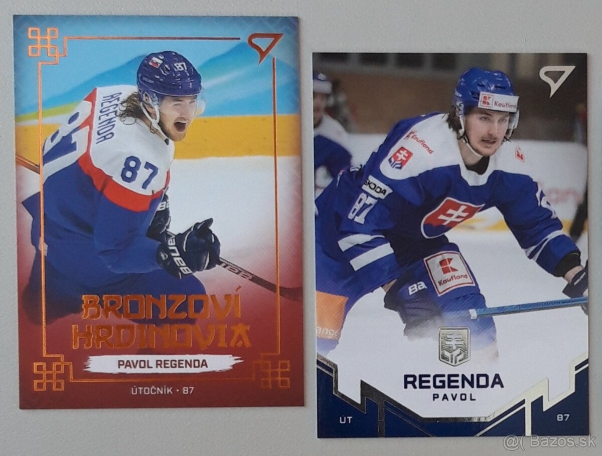 Hokejové kartičky HOKEJOVÉ SLOVENSKO 2022 - Pavol REGENDA