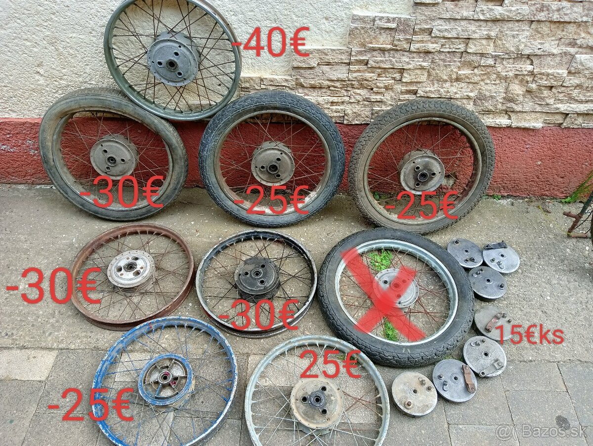 Kolesá Jawa pionier mustang
