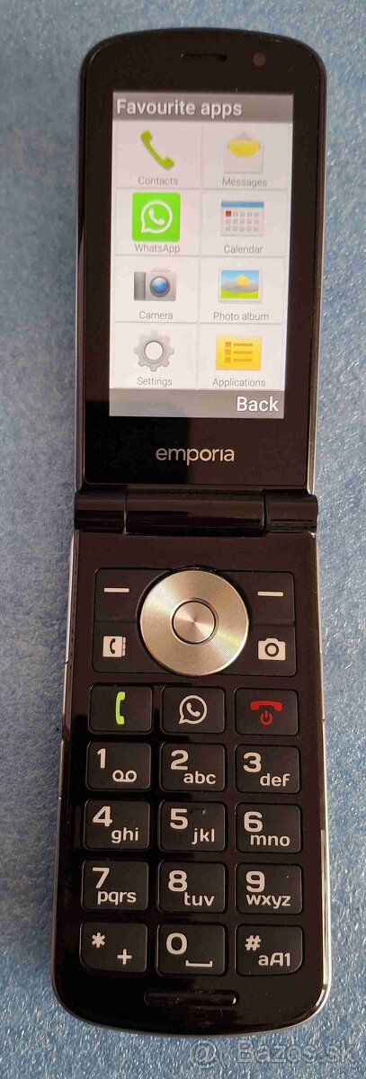 Tlačidlový mobilný telefón Emporia TouchSmart