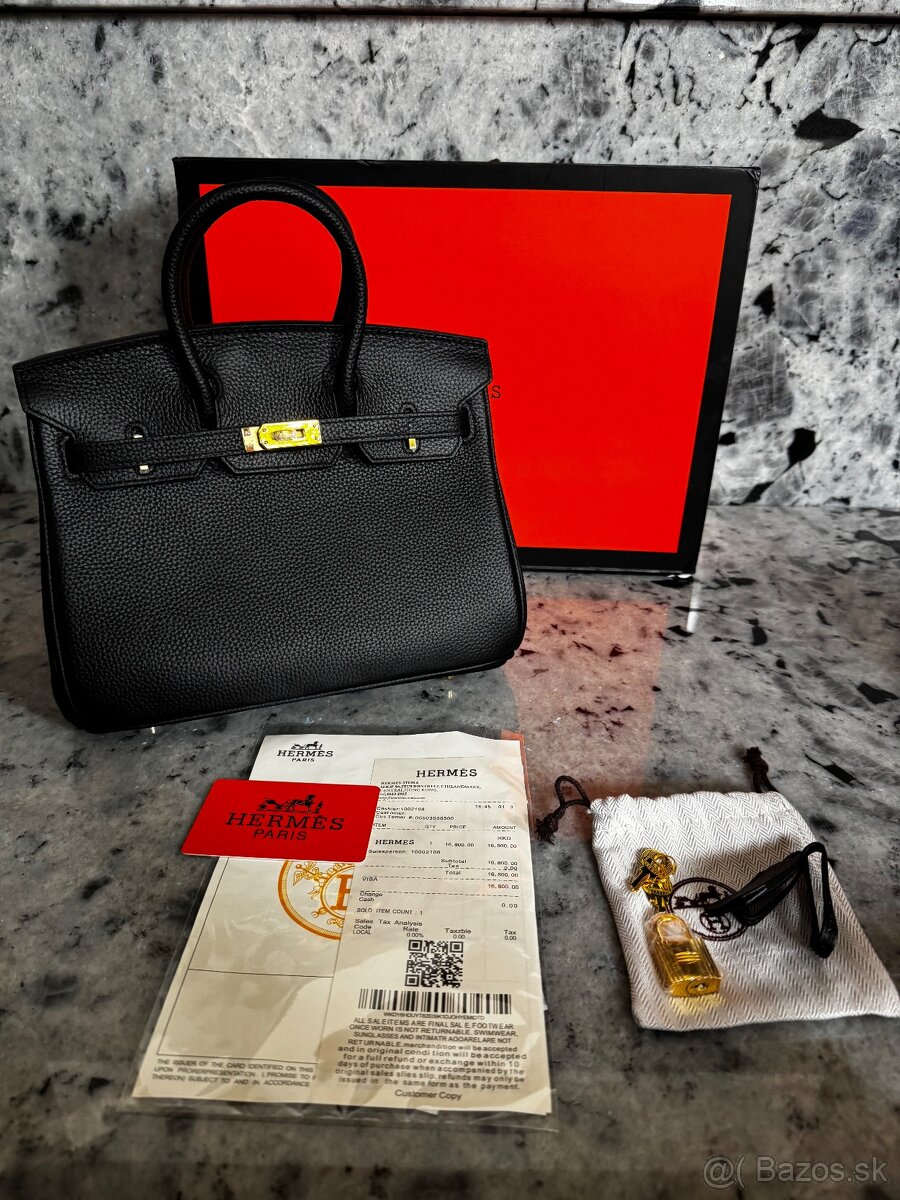 Hermes kabelka čierna