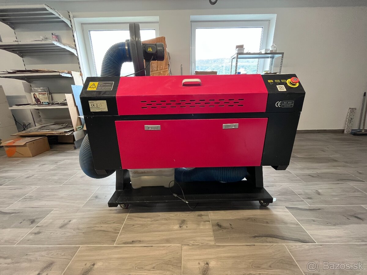 Laserová gravírka KH-7050 – 60 W, pracovná plocha cca