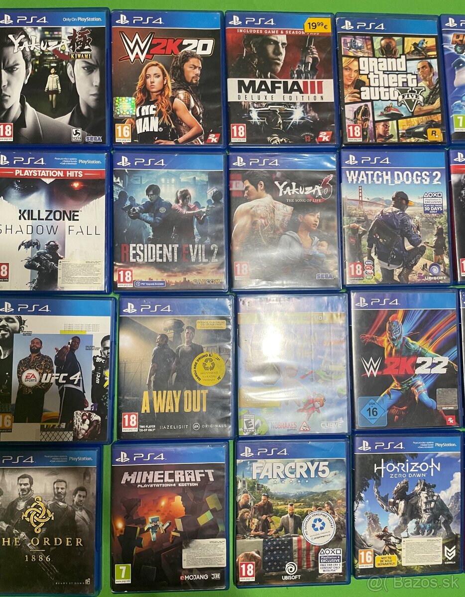 Predám hry na ps4