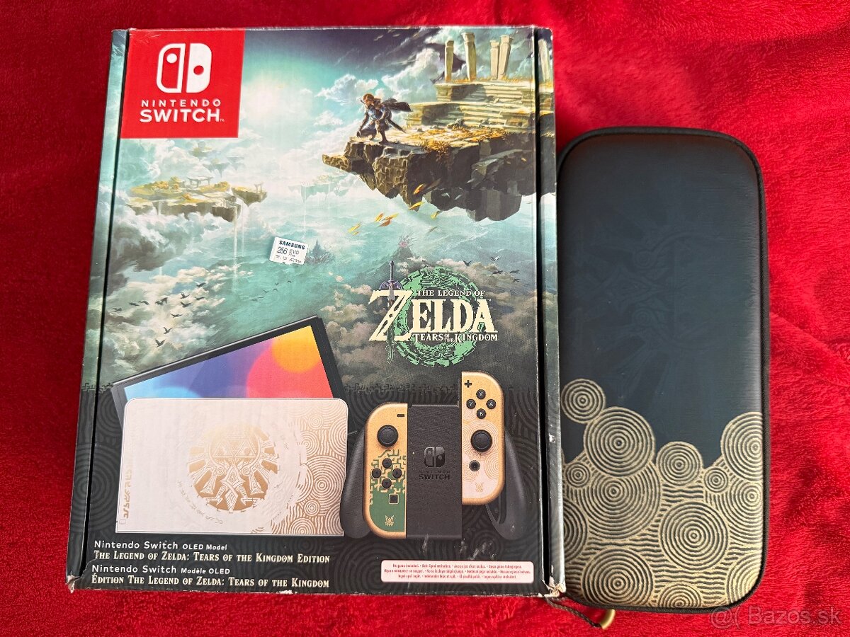 Nintendo Oled Zelda edition + príslušenstvo