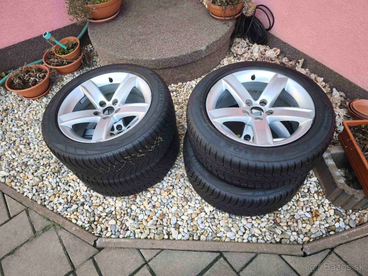 ALU sada 5x112 R17 gumy 225/50/17 Audi TT, VW, Škoda, Seat