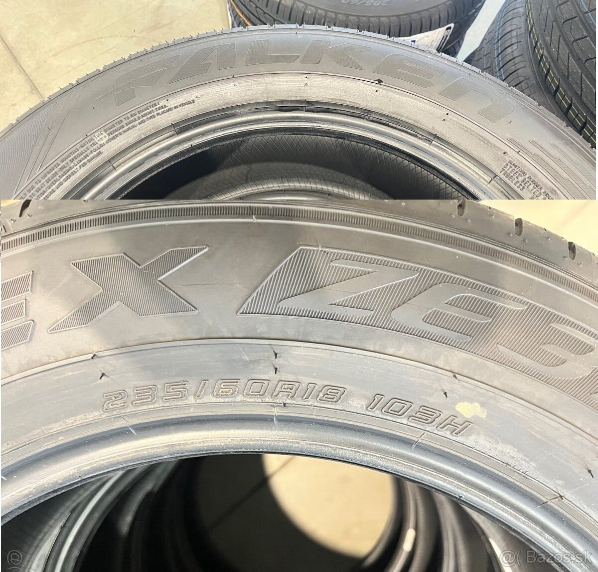 Predám nové pneu FALKEN ZIEX 235/60 R18 103H