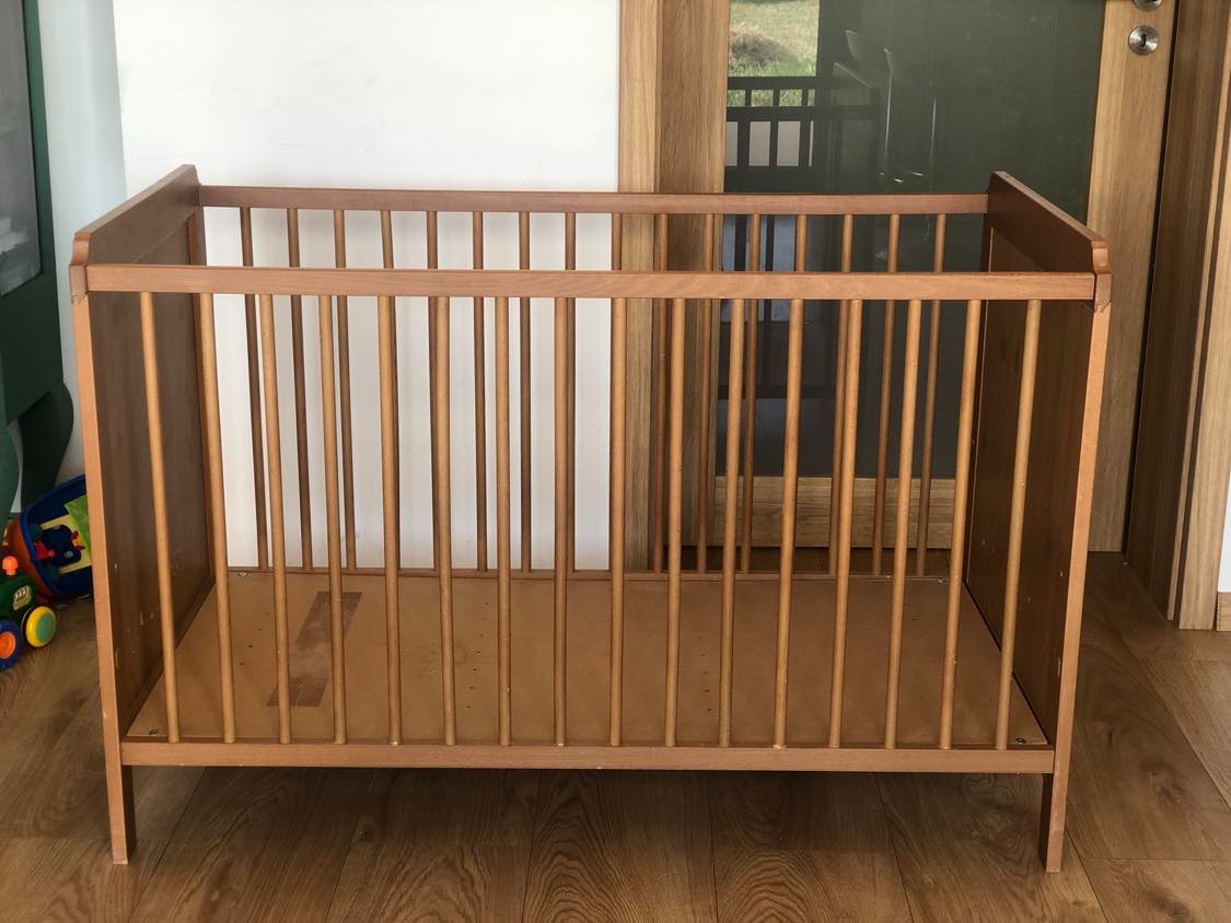 Postielka pre babatko drevena baby crib postel detska