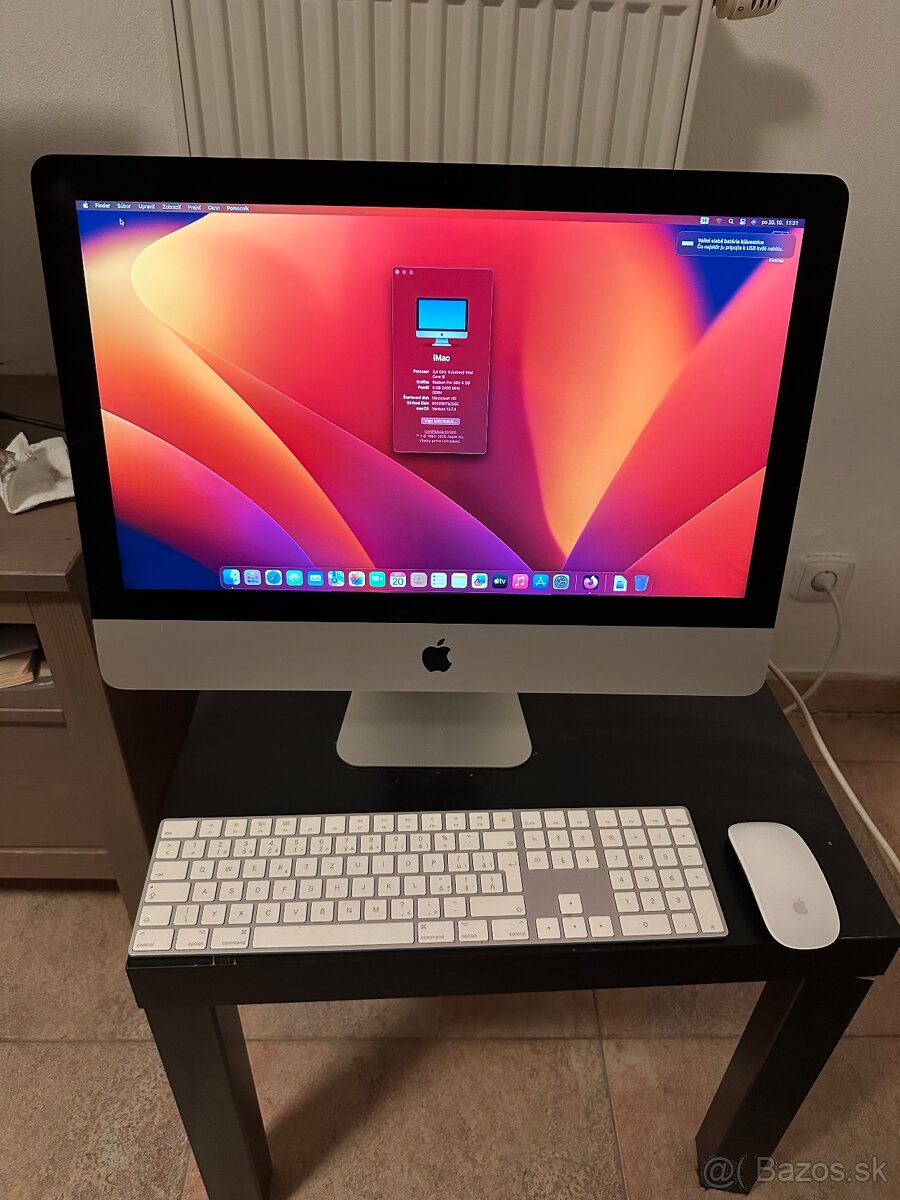Apple iMac 21.5 mid 2017 8gb ram i5 retina displej