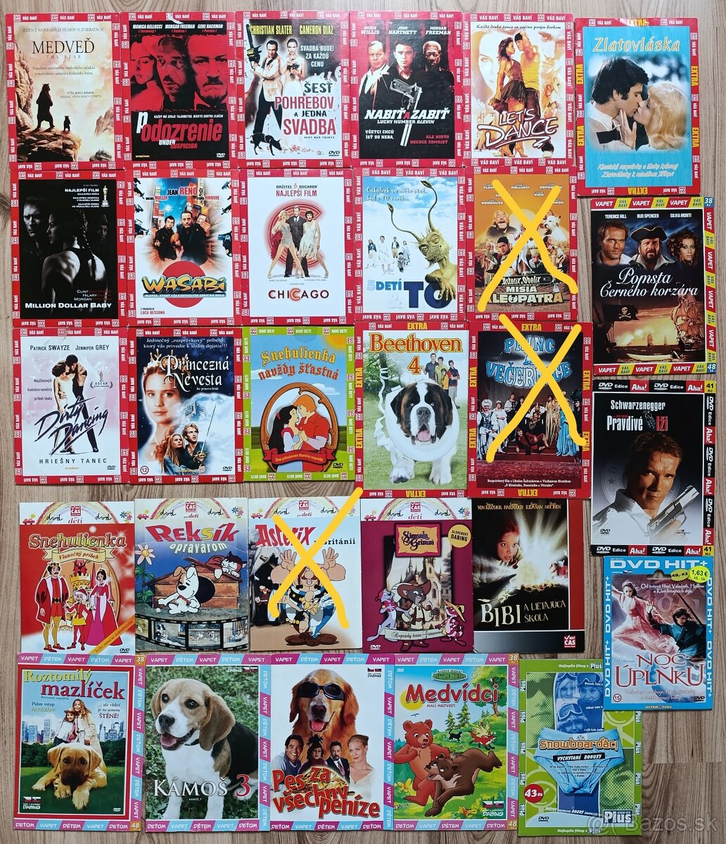 DVD filmy, rozprávky