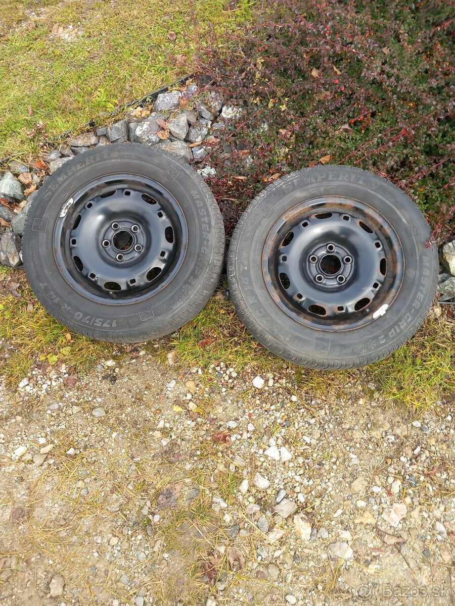 Predám 14 disky s pneu.zimne