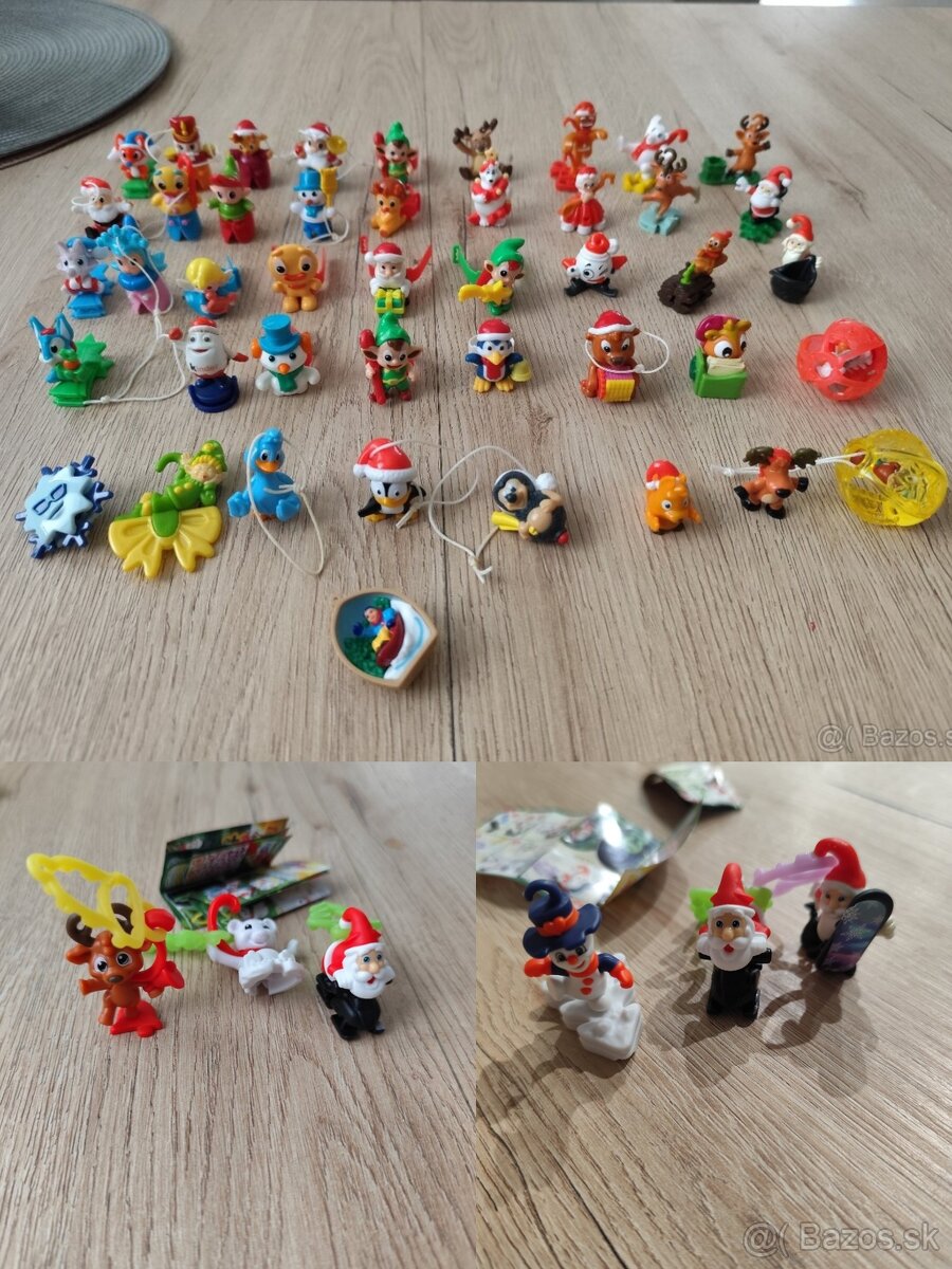Kinder figurky vianočné