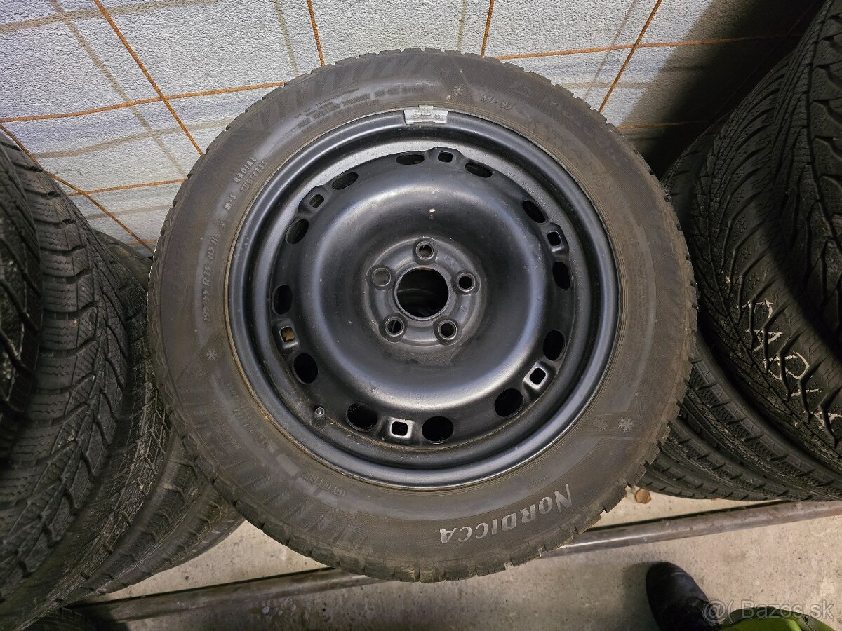 zimna nordica 195/55/R15 + disky
