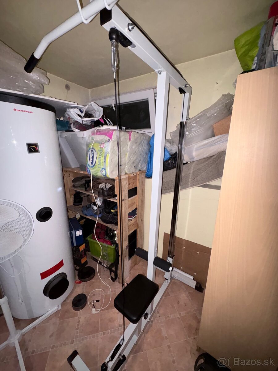 Predám kladkostroj a scottovu lavičku