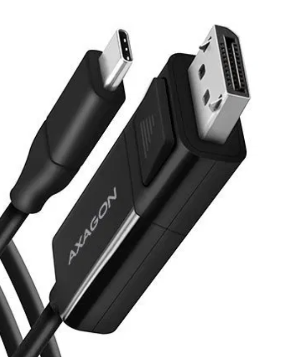 kábel Axagon - redukcia USB-c - Display port