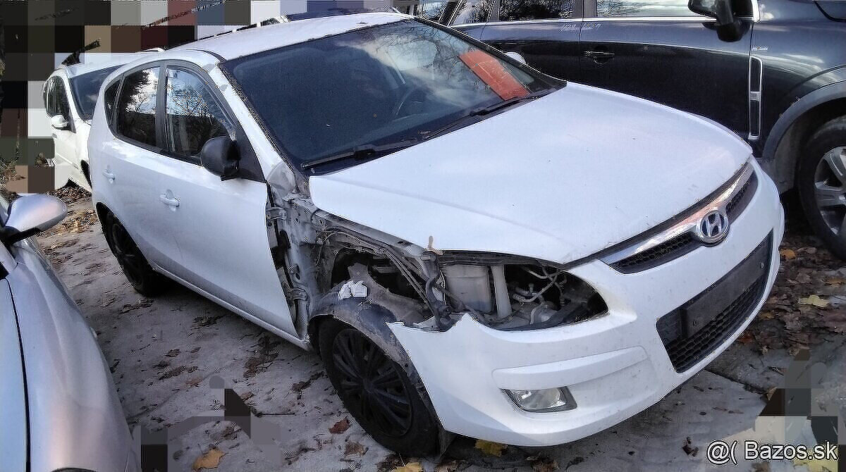 HYUNDAI i30 1.4 2009 Predám DVERE, KAPOTA, NÁRAZNÍK, PREVODO