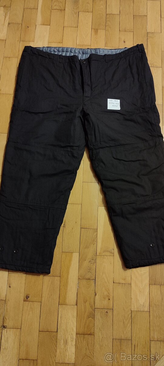 Pracovné vyteplené nohavice.