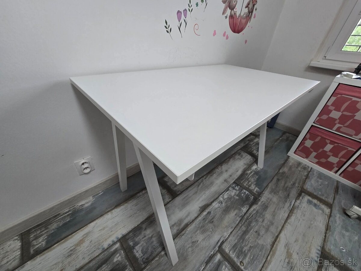 Ikea Trotten Stol biela 140×80 uplne nova