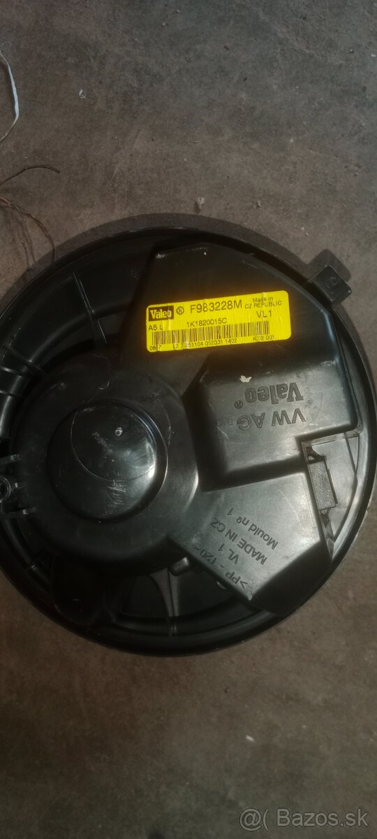 Audi A3 ventilátor kúrenia