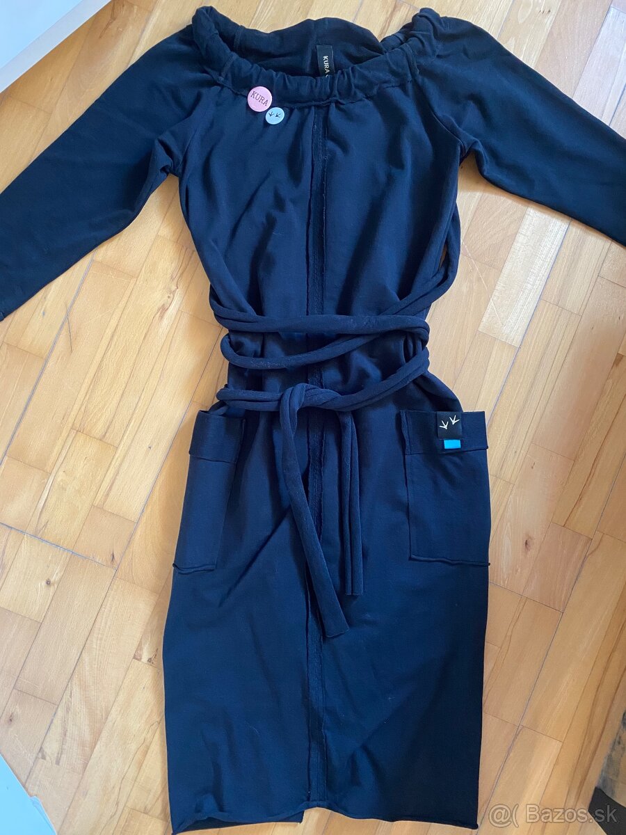 Cierne saty Kura Collection