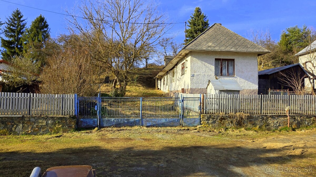 Predaj - chalupa na konci obce Ňagov