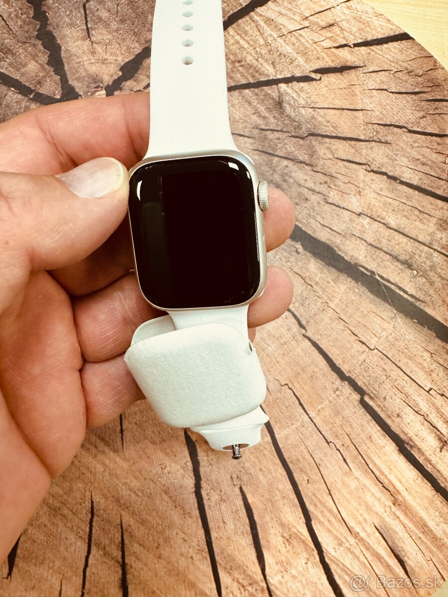 Apple Watch 9 starlight 41 neaktívne folia záruka