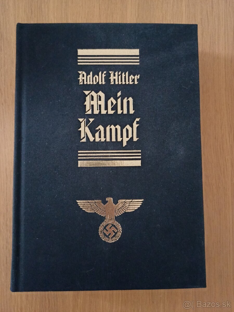 Adolf Hitler Mein Kampf. Kniha je v top stave.