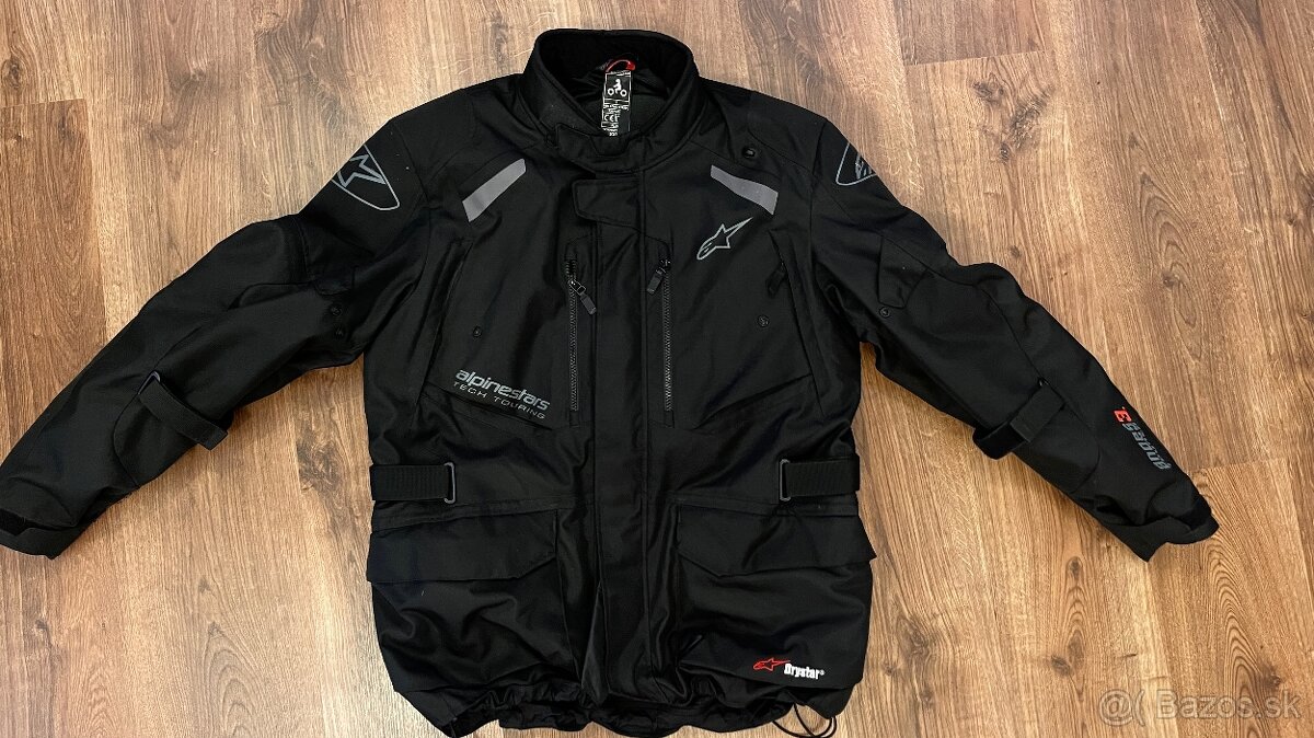 Bunda na motocykel Alpinestars Andes Drystar (čierna)