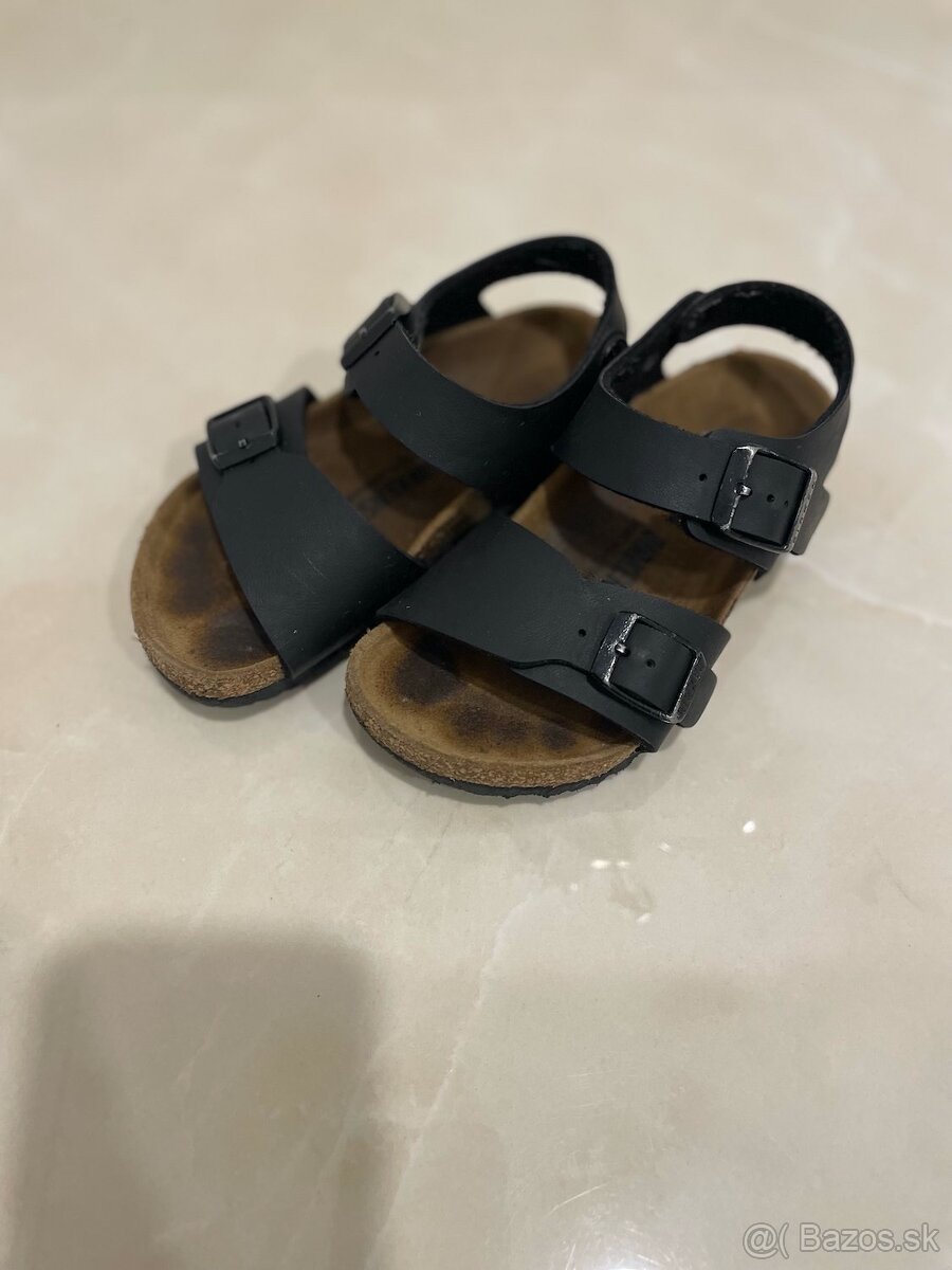 Detské čierne Regular sandále Birkenstock veľ. 26