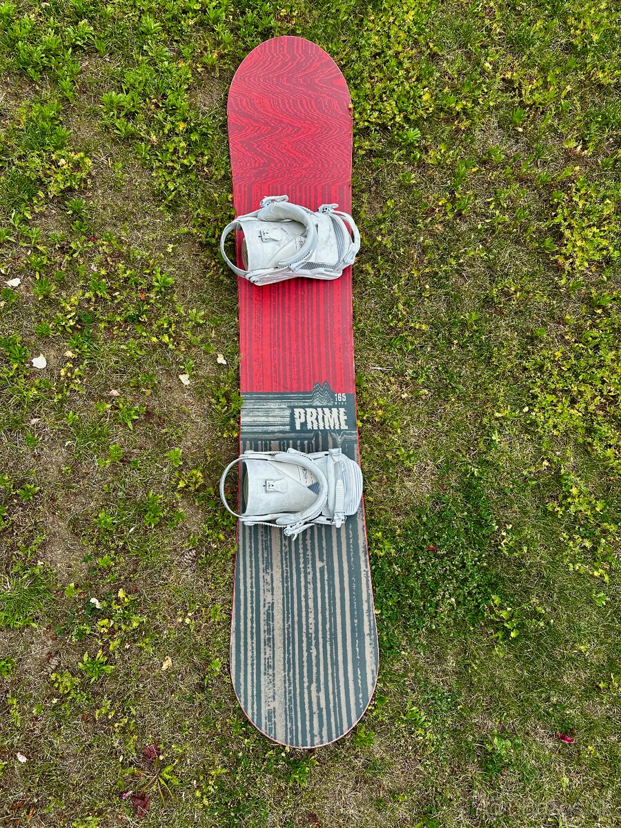 Snowboard Nitro Prime Distort Wide 165 cm + Viazanie Nitro L