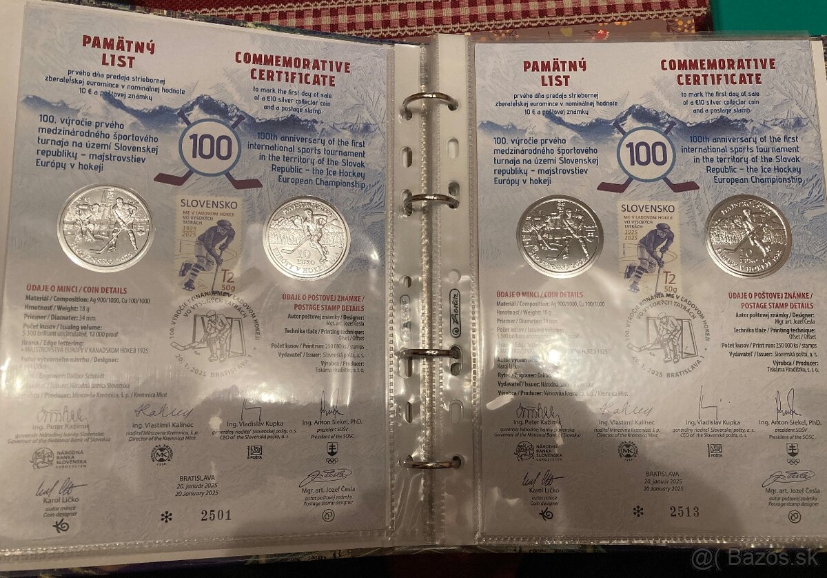 Pamätny list 20 € Dunajske luhy