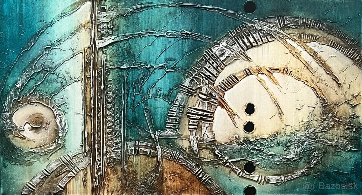Abstraktný obraz 90x50 cm