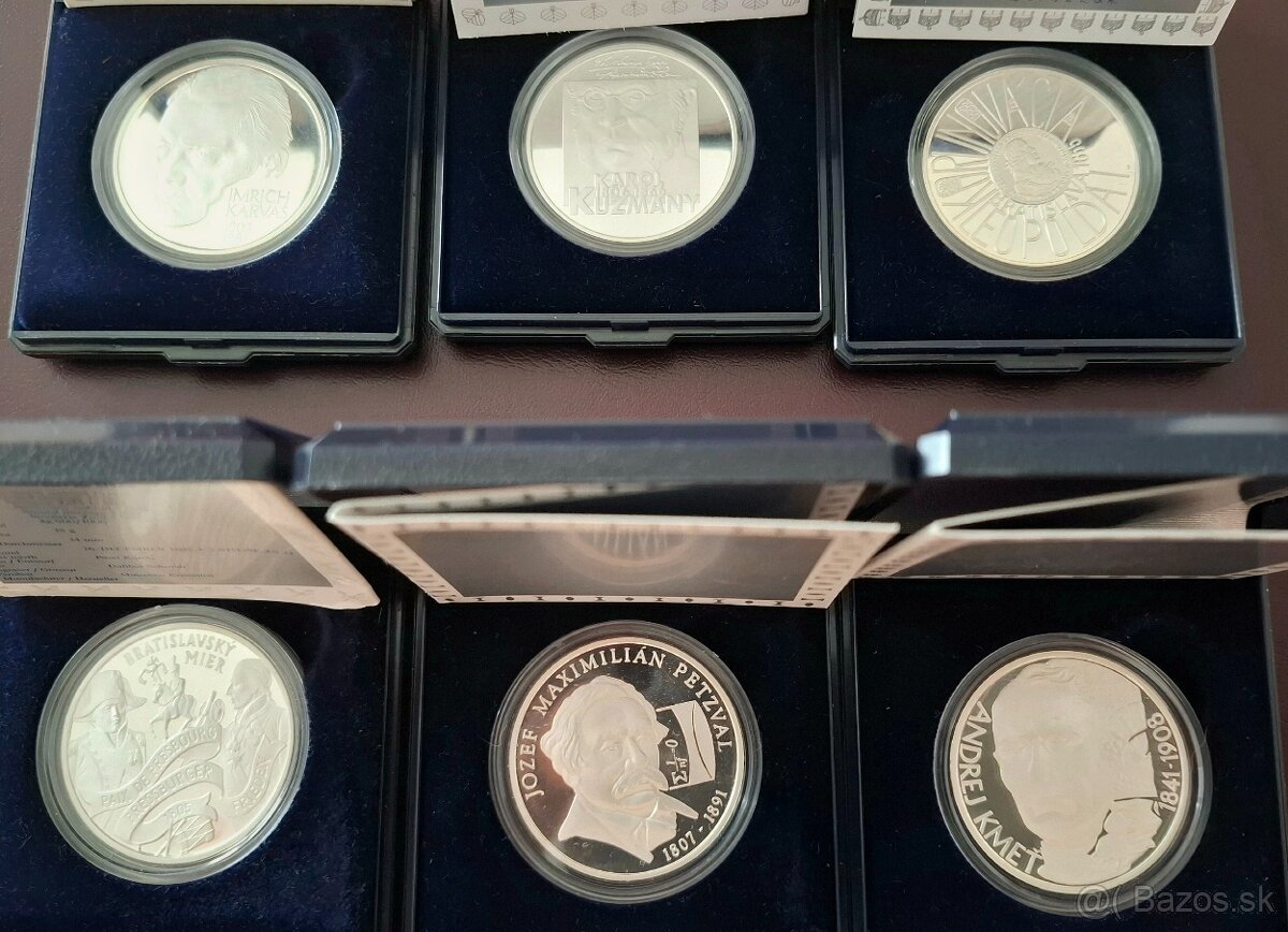 200sk mince v etui v proof prevedení s certifikátom.