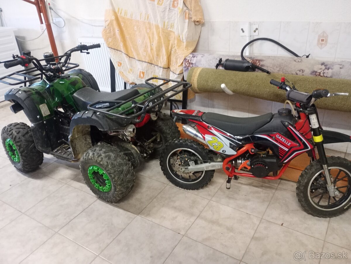 Predám motorku+ detskú stvorkolku